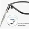 MIRYEA Photochromic Progressive Multifocus Spring Hinges Reading Sunglasses UV400 Protection Multifocal Trifocal Transition Anti Glare Sun Readers Blue Light Blocking Computer Glasses for Women Men view 3