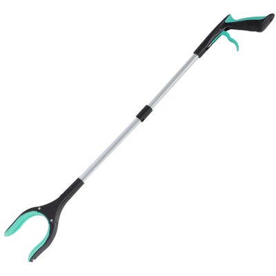 Mobestech Foldable Grabber Tool Trash Picker Clip Green Portable Litter Picker for Waste Collection and Sanitation Use
