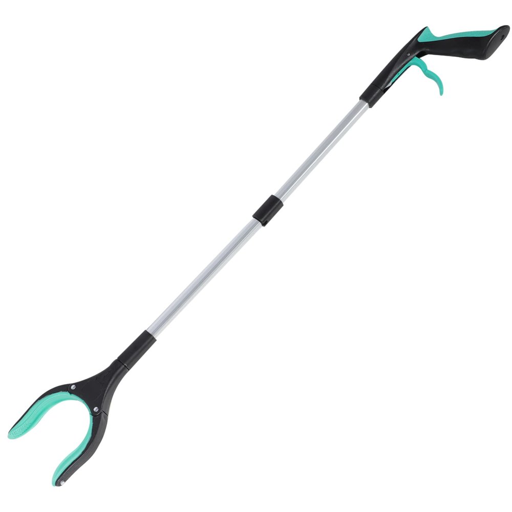 Mobestech Foldable Grabber Tool Trash Picker Clip Green Portable Litter Picker for Waste Collection and Sanitation Use