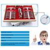 TAHALI 104 pcs Optical Trial Lens Set, Optical Lens Optometry Rim Case Evidence Box with Measuring Glasses Testing Frame view 2