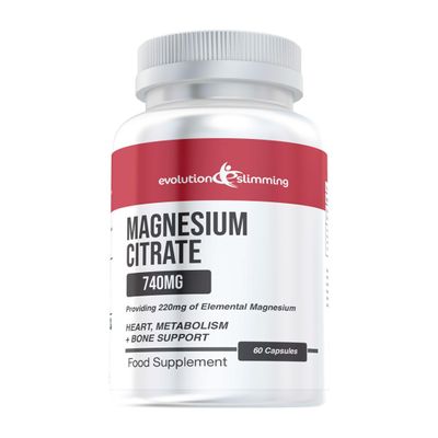 Magnesium Citrate 740mg - Heart, Metabolism & Bone Support