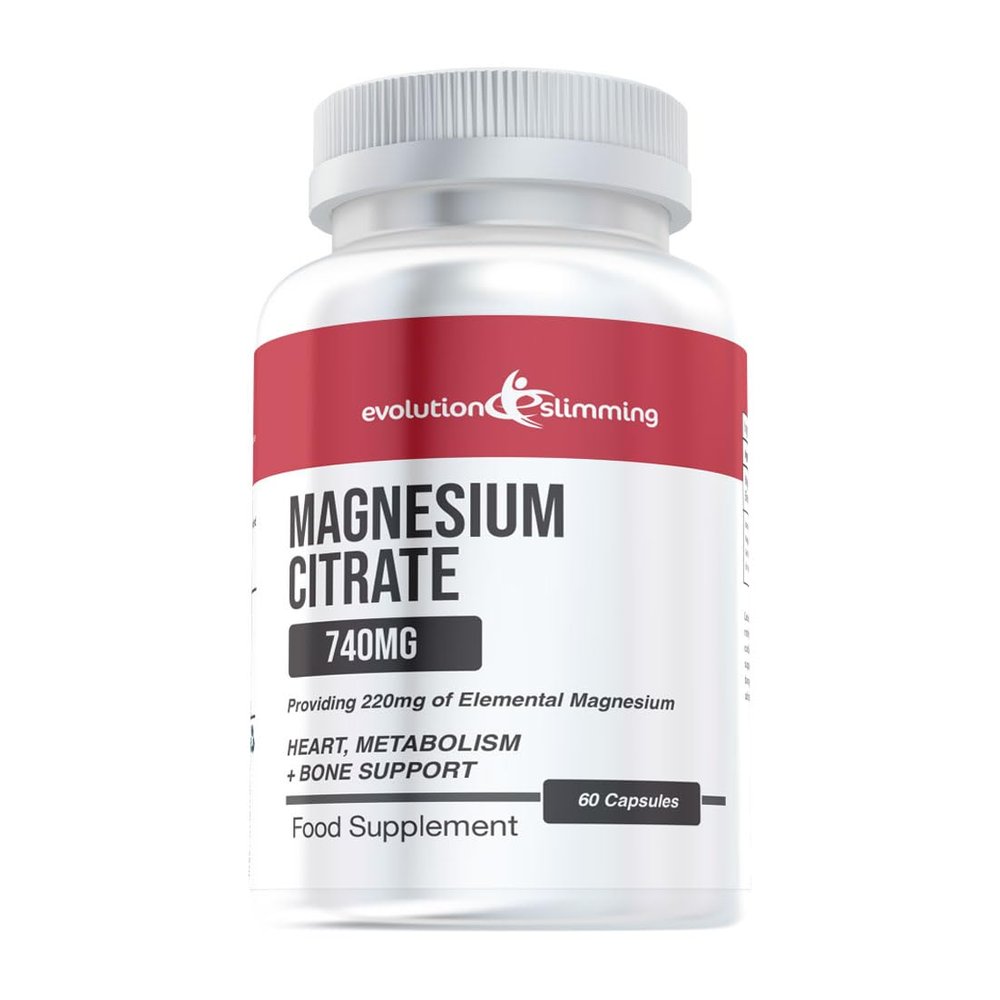 Magnesium Citrate 740mg - Heart, Metabolism & Bone Support
