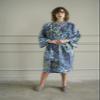 DecoFlux Bathrobe kimono Late Avenue - Womens Dressing Gowns - Satin, Kimono-Inspired, Lightweight Robes for Ultimate Elegance and Style Ideal for Ladies Summer Wardrobe in Thin and Silky Fabric view 2