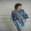 DecoFlux Bathrobe kimono Late Avenue - Womens Dressing Gowns - Satin, Kimono-Inspired, Lightweight Robes for Ultimate Elegance and Style Ideal for Ladies Summer Wardrobe in Thin and Silky Fabric view 3