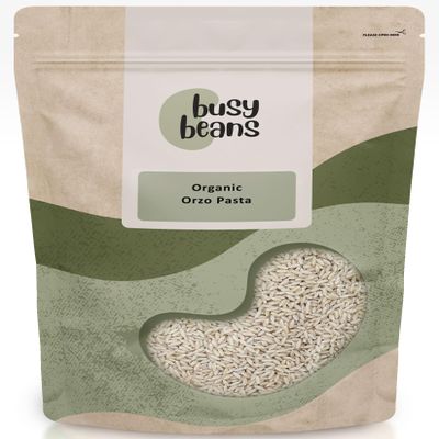 Organic Orzo Pasta - Certified Organic - by Busy Beans Organic (2kg)