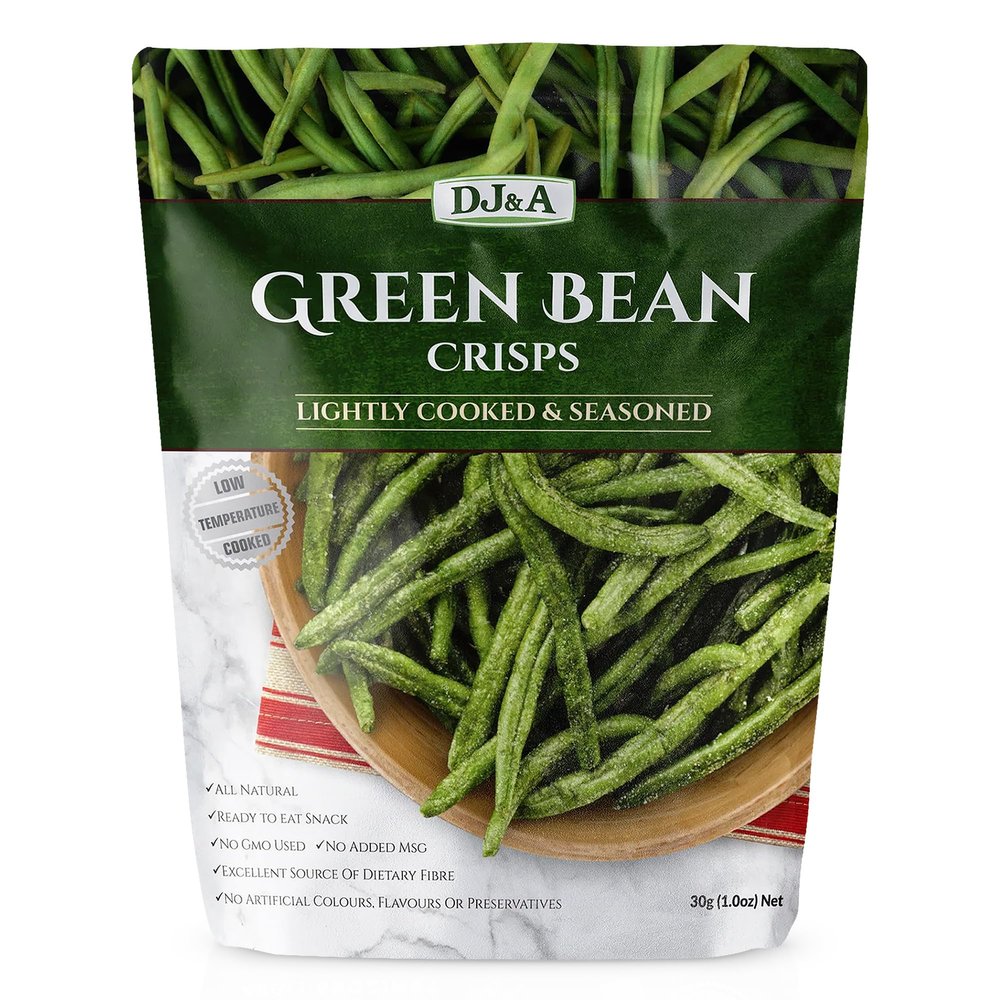 DJ&A Green Bean Crisps 4 x 30g