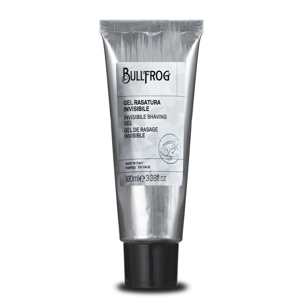 Bullfrog - Invisible Shave Gel: Protective Gel for Precise Shaving, Contours and Beard Lines, Refreshing Formula, 95.4% Natural Ingredients, 100 ml