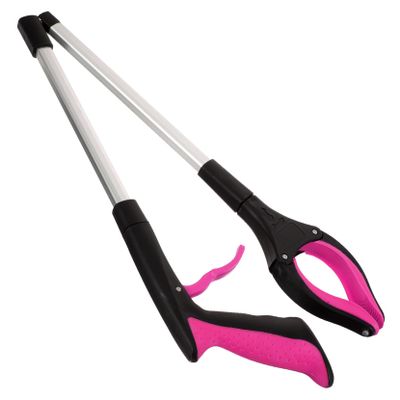 PLAFOPE Foldable Trash Grabber Sturdy Aluminum Alloy PP Litter Picker for Outdoor and Household Cleaning Non-Skid Easy Garbage Picking Tool