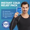 100 Packs - Instant Cold Pack - Disposable Instant Ice Packs for Injuries | Cold Compress Ice Pack for Pain Relief, Swelling, First Aid, Toothache, Perineal Ice Packs for Postpartum, 6 x 4.5 in view 2