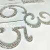 0-9 Cake Decoration Silver Rhinestones Happy Birthday Cake Topper Anniversary Cake Decoration (2) view 4