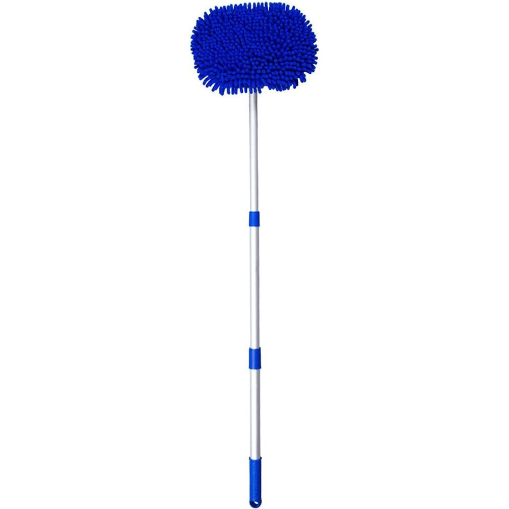 OLOTU Mop Car Wash Mop Advanced Chenille Microfiber Long Handle Brush Retractable Mop Floor Telescopic Dust Removal Tool