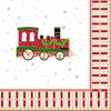 20 Napkins Train and Christmas Parade | Toy | Locomotive | Train | Winter | Christmas | Table Decoration | Decoupage | Napkin Technology 33 x 33 cm view 1