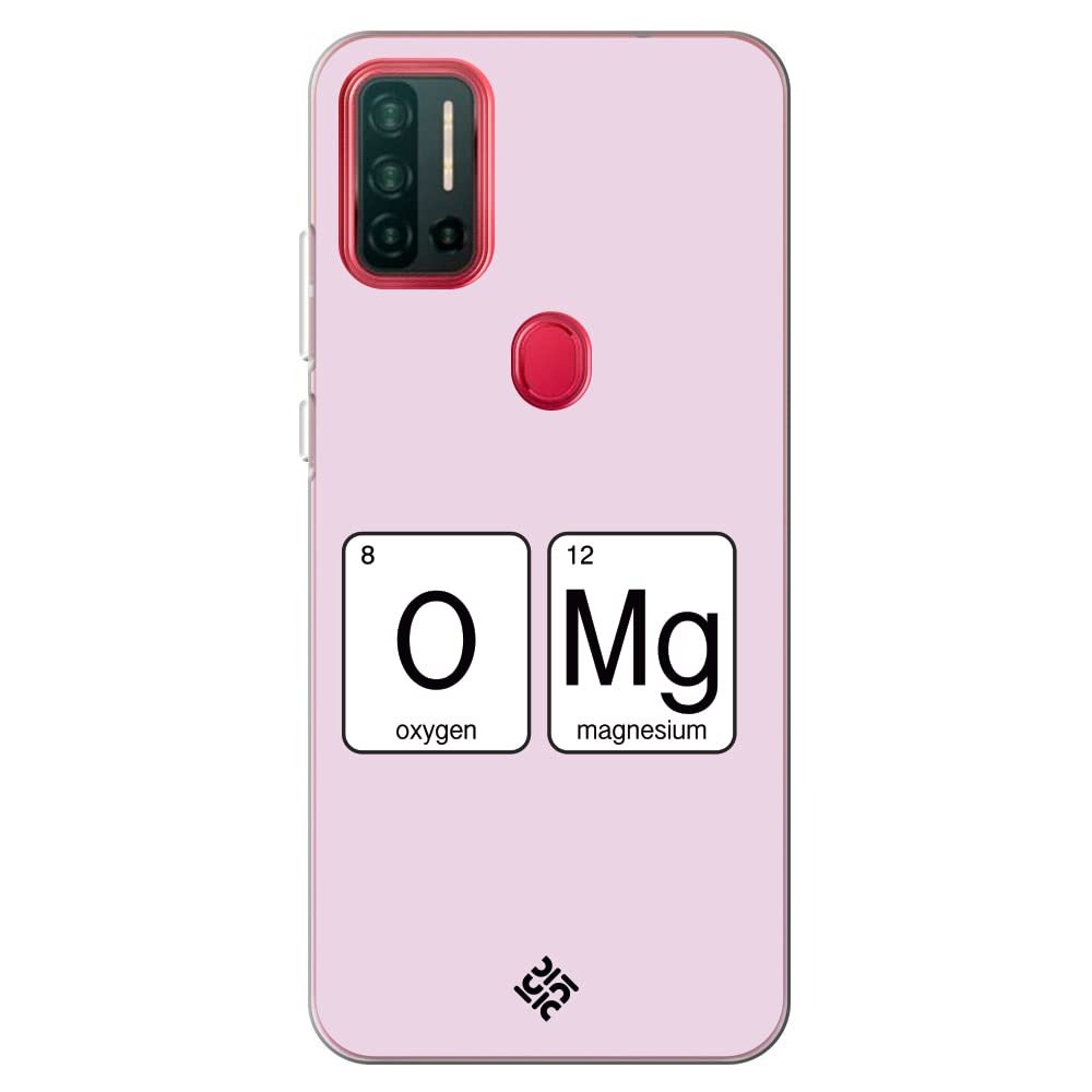 Movilshop Case for [Ulefone Note 11P] Cool Phrases [Oxygen + Magnesium  GMO] Flexible Transparent Silicone Case Cover Gel for Smartphone.