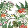 20 Napkins Exotic Birds in the Jungle | Table Decoration | Decoupage | Napkin Technology 33 x 33 cm view 1
