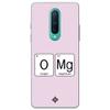 Movilshop Case for [ OnePlus 8 ] Cool Phrases [ Oxygen + Magnesium  GMO] Transparent Flexible Silicone Case Cover Gel for Smartphone. view 1