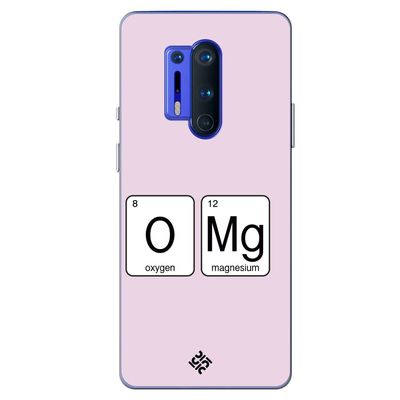 Movilshop Case for [ OnePlus 8 Pro ] Cool Phrases [ Oxygen + Magnesium  GMO] Transparent Flexible Silicone Case Cover Gel for Smartphone.