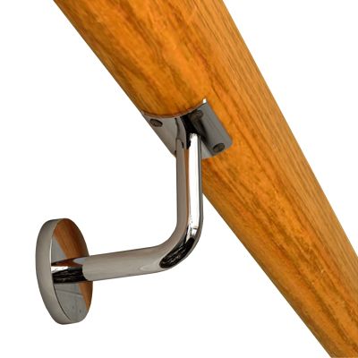 Handrail for Stairs Indoor Outdoor Grab Rail Stair Handrails with Fittings, Wooden Outdoor Steps Hand Rails Support for Adults/Children/Elderly, Staircase Grab Bar Wall Mounted ( Size : 50cm/1.6ft (1