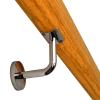 Handrail for Stairs Indoor Outdoor Grab Rail Stair Handrails with Fittings, Wooden Outdoor Steps Hand Rails Support for Adults/Children/Elderly, Staircase Grab Bar Wall Mounted ( Size : 50cm/1.6ft (1 view 1