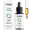 High-Strength Liquid CoQ10 with Vitamin E - Micellized Ubiquinone Supplement for Heart Health, Antioxidant Support - Up to 10x More Absorbing Using Patented Technology - 40-Day Supply - Swiss Made view 1