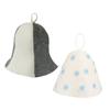 Beavorty 2pcs Reusable Sauna Hats Stylish Breathable Sauna Felt Hats Household Thick Felt for Use view 1