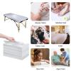 100Pcs Disposable Bed Sheets,31''x71'' Waterproof Massage Table Sheet Protector Non Woven Fabric Bed Cover for Massage Therapy Tattoo Beauty Salon Hotels Esthetician (White) view 3