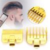 Number And Metal 2.4Mm #1 2 What Designer Guide Coupehair Cutting Tools,Vintage Oil Head Hair Clipper Limit Comb Positioning Tooth Electroplating Guide Comb Haircut Accessorysilver (Gold caliper 1.5MM view 1