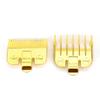 Number And Metal 2.4Mm #1 2 What Designer Guide Coupehair Cutting Tools,Vintage Oil Head Hair Clipper Limit Comb Positioning Tooth Electroplating Guide Comb Haircut Accessorysilver (Gold caliper 1.5MM view 2