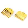 Number And Metal 2.4Mm #1 2 What Designer Guide Coupehair Cutting Tools,Vintage Oil Head Hair Clipper Limit Comb Positioning Tooth Electroplating Guide Comb Haircut Accessorysilver (Gold caliper 1.5MM view 3