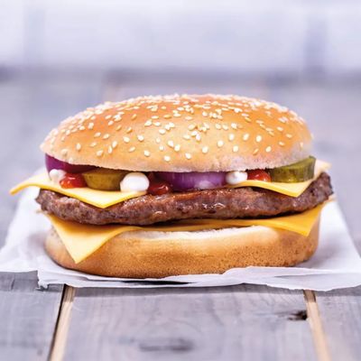 MASBasics Economy Beef Burger (4oz) 48 x 113g-Food 48pc x 113g