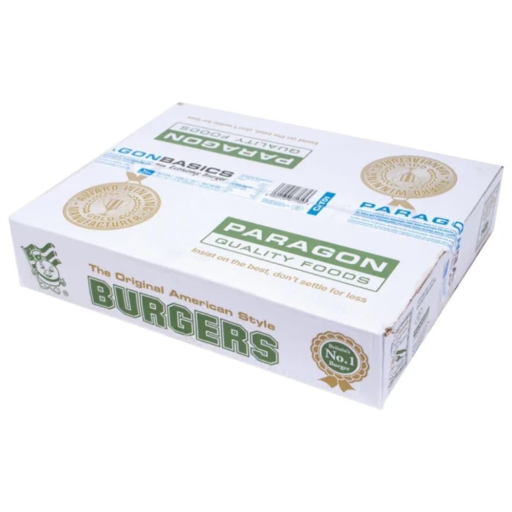 MASParagon Basics Economy Halal Beef Burger (4oz) 48 x 113g-Food 48pc x 113g