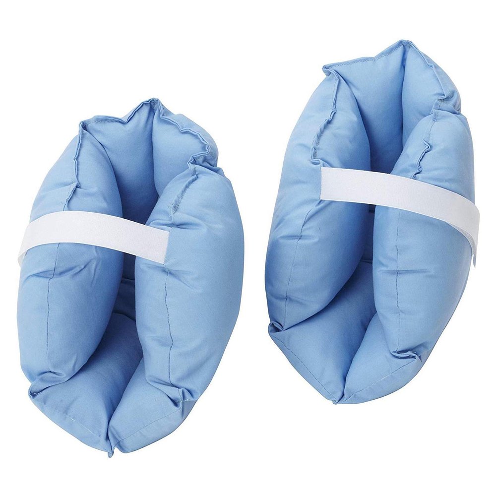 1pair Elderly Heel Pillow for Injuries Pain Relief Foot Support Cushion Bed