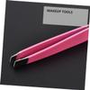 Beavorty 4pcs Eyebrow Clamp Stainless Steel Diagonal Eyebrow Tweezers Makeup Comb view 2
