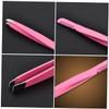 Beavorty 4pcs Eyebrow Clamp Stainless Steel Diagonal Eyebrow Tweezers Makeup Comb view 3