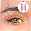 Beavorty 4pcs Eyebrow Clamp Stainless Steel Diagonal Eyebrow Tweezers Makeup Comb view 4