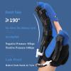 Disability Aids Rehabilitation Equipment Finger Straightening Brace Guard with LCD Touch Screen/Timing/Training Intensity,Left-XL view 3