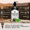 Striking Viking Beard Wash for Men - Fresh Masculine Scent, 300 ml, 1 Pack - Naturally Derived Deep Cleansing Formula with Jojoba & Argan Oils - Non-Stripping Itch-Free Gentle Beard Shampoo view 4