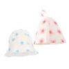 FRCOLOR 6pcs Felt Bath Caps for Women Sauna Bath Hats Absorbent Shower Hats for Sauna Reusable Felt for Bathroom Shower Use view 2