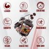 WellBoost Creatine MAX Gummies - 5000mg Creatine Monohydrate & 600mg BCAAs per Serving - Vegan, Sugar-Free Chewable Gummies with Strawberry & Banana Flavour - 90 Gummies (1 Month Supply) view 2