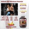 WellBoost Creatine MAX Gummies - 5000mg Creatine Monohydrate & 600mg BCAAs per Serving - Vegan, Sugar-Free Chewable Gummies with Strawberry & Banana Flavour - 90 Gummies (1 Month Supply) view 3