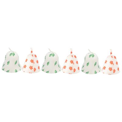 FRCOLOR 6pcs Reusable Felt Sauna Hats for Women Breathable Bath Caps Hanging Heat-resistant and Absorbent Design for Spa and Sauna Activities