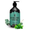 Striking Viking Beard Wash for Men - Peppermint & Eucalyptus, 502 ml, 1 Pack - Naturally Derived Deep Cleansing Formula with Jojoba & Argan Oils - Non-Stripping Itch-Free Gentle Beard Shampoo view 1