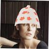 FOMIYES 4pcs Felt Sauna Hats Breathable Sauna Cap Women Hats Bath Caps Reusable for Use view 4