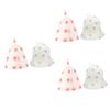 minkissy 6pcs Sauna Felt Hats for Women Breathable and Reusable Bath Caps Comfortable Lightweight Design for Spa Sauna Activities Convenient Storage Hanging Ring view 1