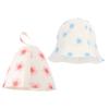 minkissy 6pcs Sauna Felt Hats for Women Breathable and Reusable Bath Caps Comfortable Lightweight Design for Spa Sauna Activities Convenient Storage Hanging Ring view 2