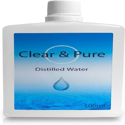 SMALL! *100ml* Clear & Pure Distilled Water  Ultimate Purity for Health and Appliances!