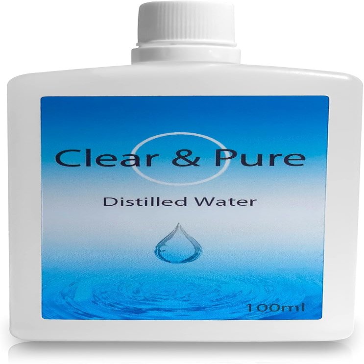 SMALL! *100ml* Clear & Pure Distilled Water Ultimate Purity for Health and Appliances!