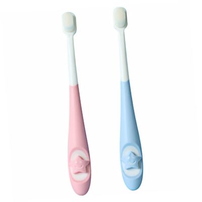 Toyvian 2pcs Boys and Girls Toothbrush Newborn Tooth Cleaning Brush Boy Girl Toothbrush Year Old Oral Care Soft Bristles Safe for Gums Molding Process for Years Old