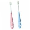 Toyvian 2pcs Boys and Girls Toothbrush Newborn Tooth Cleaning Brush Boy Girl Toothbrush Year Old Oral Care Soft Bristles Safe for Gums Molding Process for Years Old view 1