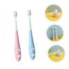 Toyvian 2pcs Boys and Girls Toothbrush Newborn Tooth Cleaning Brush Boy Girl Toothbrush Year Old Oral Care Soft Bristles Safe for Gums Molding Process for Years Old view 2