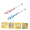 Toyvian 2pcs Boys and Girls Toothbrush Newborn Tooth Cleaning Brush Boy Girl Toothbrush Year Old Oral Care Soft Bristles Safe for Gums Molding Process for Years Old view 3